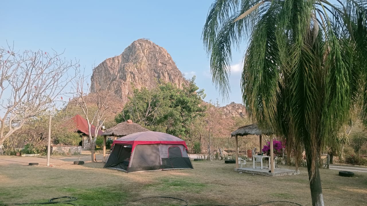 Zona para glamping y campamento