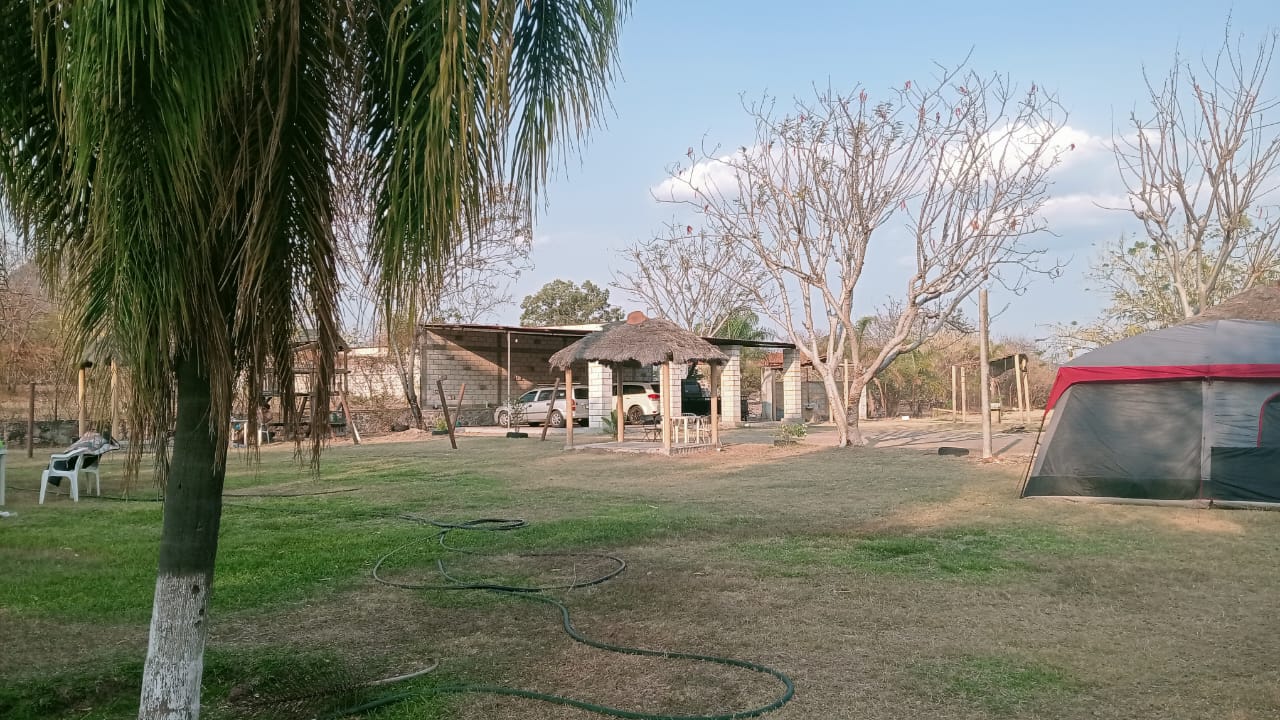 Zona de tienda glamping